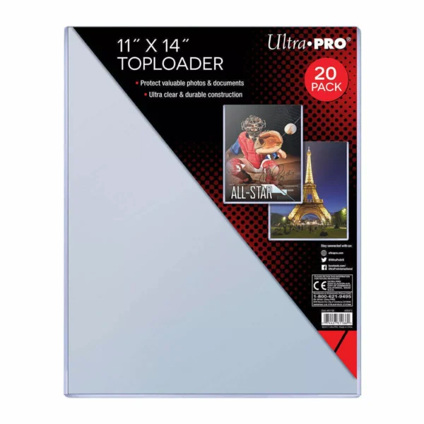 11"x14" Photo Topload Holders Ultra Pro Pack (20)